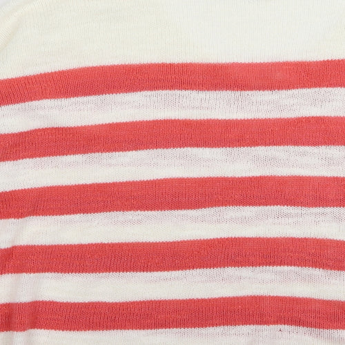 Capri Womens Multicoloured Striped  Pullover Jumper Size M