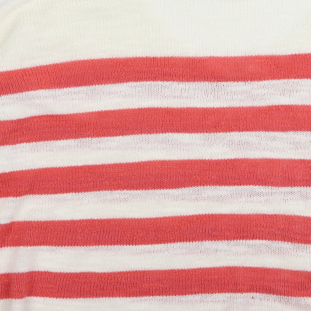 Capri Womens Multicoloured Striped  Pullover Jumper Size M