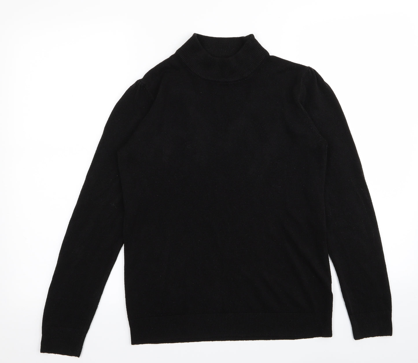 anne wyburn Womens Black   Basic T-Shirt Size 10