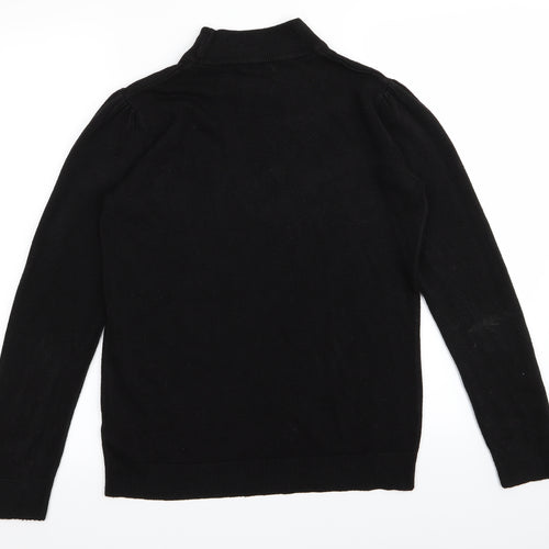 anne wyburn Womens Black   Basic T-Shirt Size 10