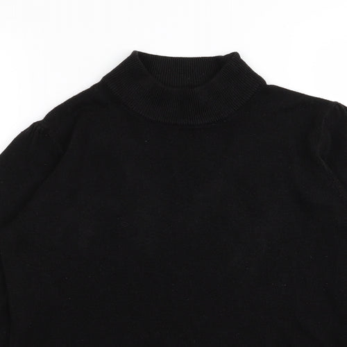 anne wyburn Womens Black   Basic T-Shirt Size 10