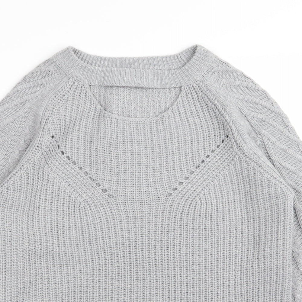 Select Womens Grey   Pullover Jumper Size 14