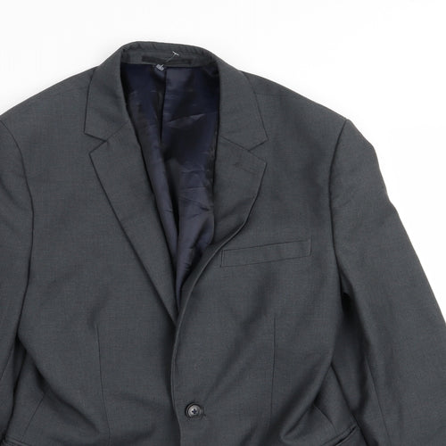 Topman Mens Grey   Jacket Blazer Size 38