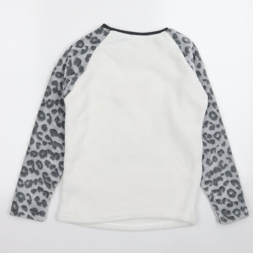 Primark Girls Multicoloured Animal Print  Top Pyjama Top Size 10-11 Years