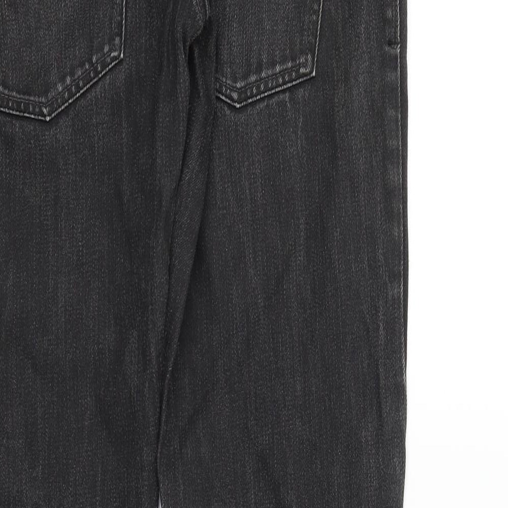 Topman Mens Black   Straight Jeans Size 32 L31 in