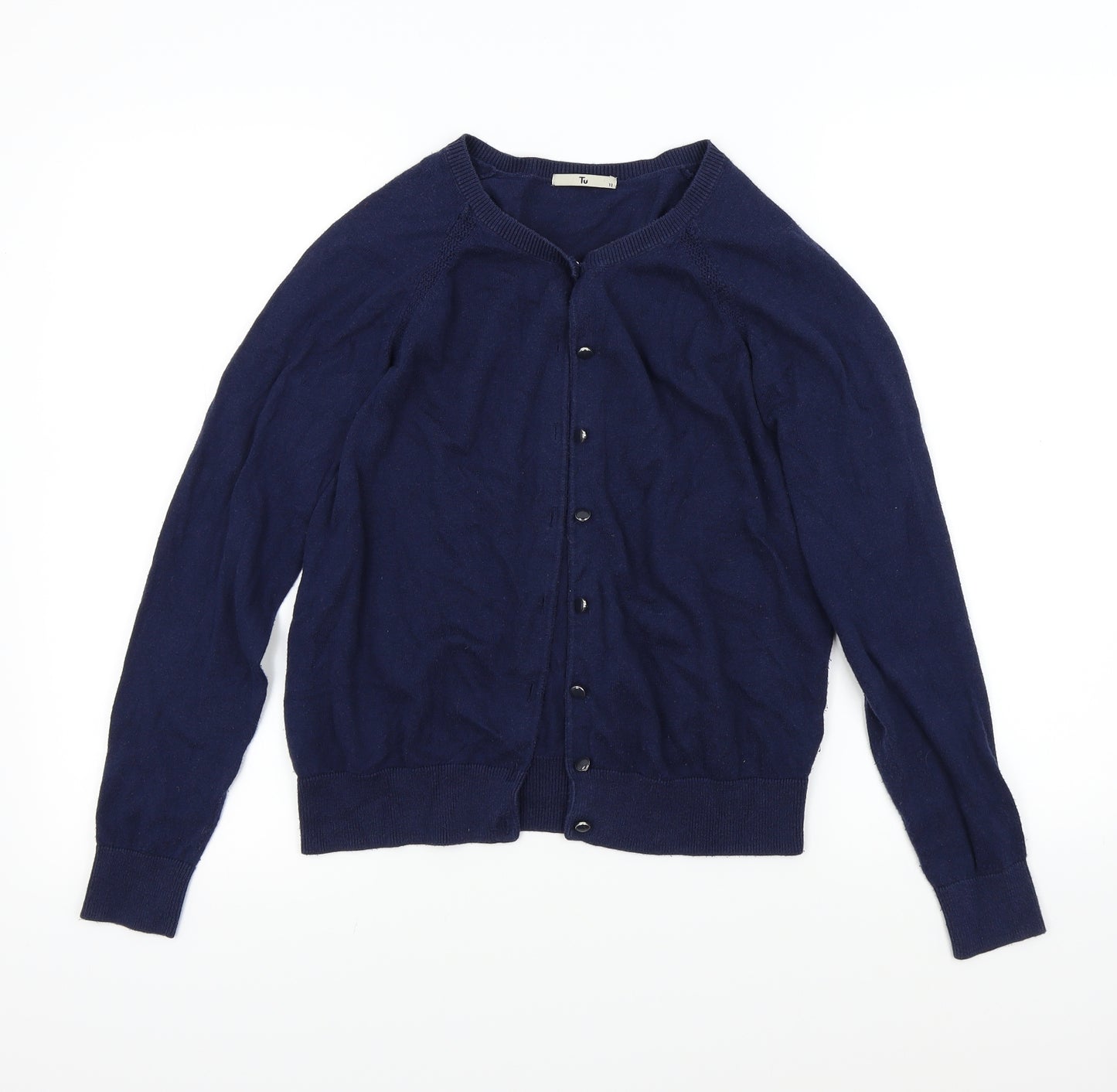 TU Womens Blue   Cardigan Jumper Size 12