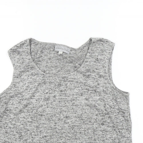 christina charles Womens Grey   Basic T-Shirt Size 16