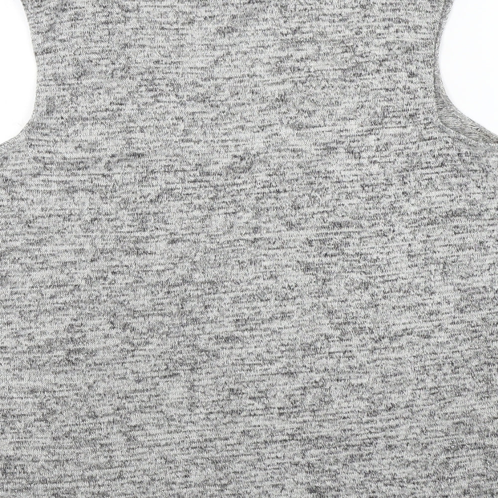 christina charles Womens Grey   Basic T-Shirt Size 16