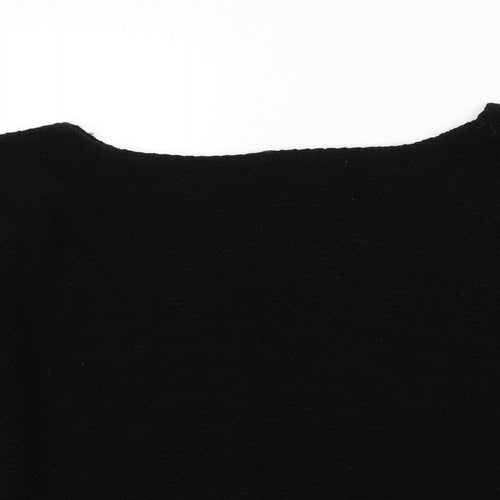 Boohoo Womens Black   Pullover Jumper Size M