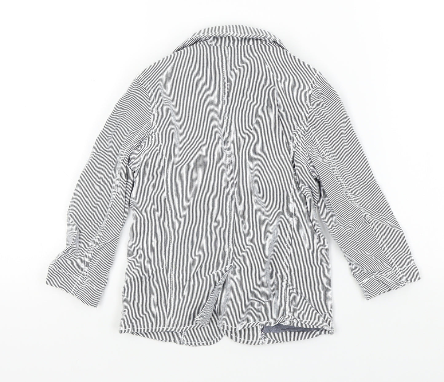 authentic junior Boys Blue Striped  Basic Jacket Jacket Size 2-3 Years