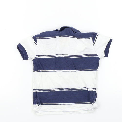 NEXT Baby White Striped  Basic Polo Size 18-24 Months