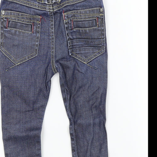 junior j 1996 Baby Blue Colourblock  Cargo Jeans Size 18-24 Months