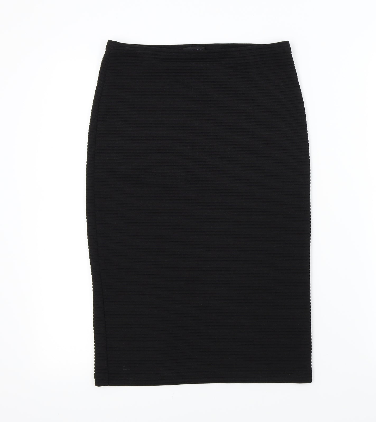 Topshop Womens Black   A-Line Skirt Size 8