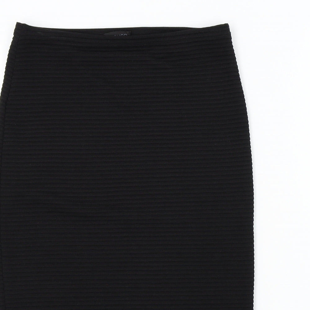 Topshop Womens Black   A-Line Skirt Size 8
