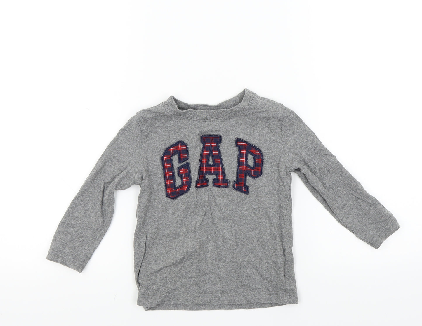Gap Boys Grey Colourblock  Basic T-Shirt Size 2 Years  - Gap