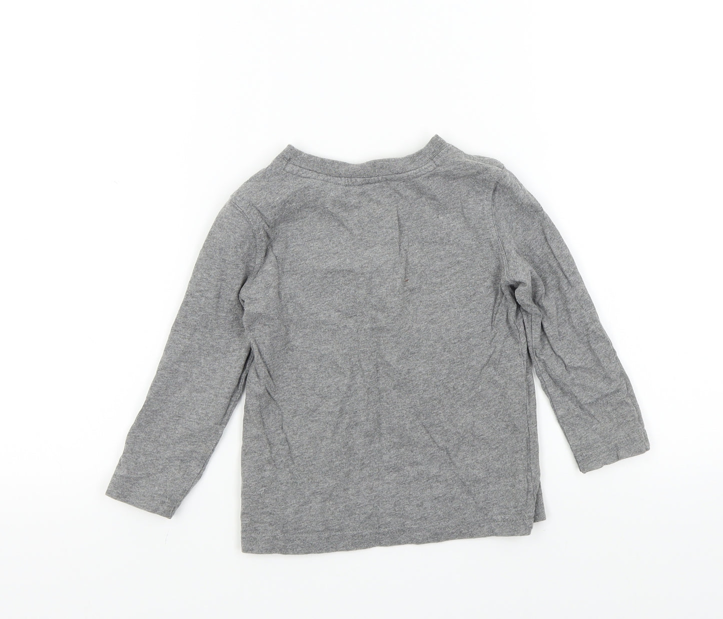 Gap Boys Grey Colourblock  Basic T-Shirt Size 2 Years  - Gap