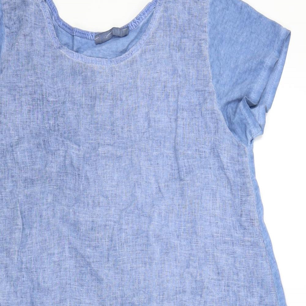 Made in Italy Womens Blue   A-Line  Size M