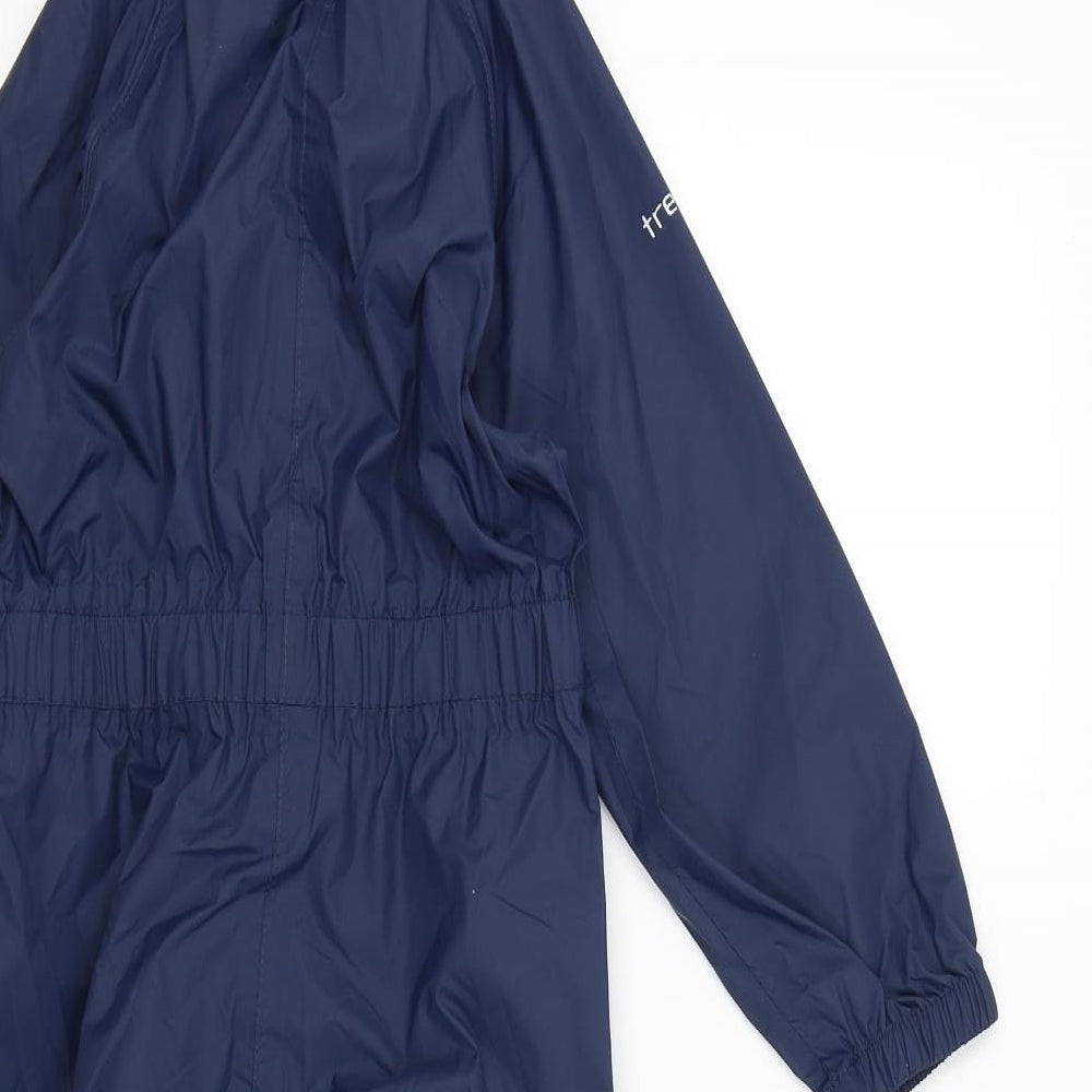 Trespass Boys Blue Colourblock  Basic Coat Ski Trousers Size 4 Years