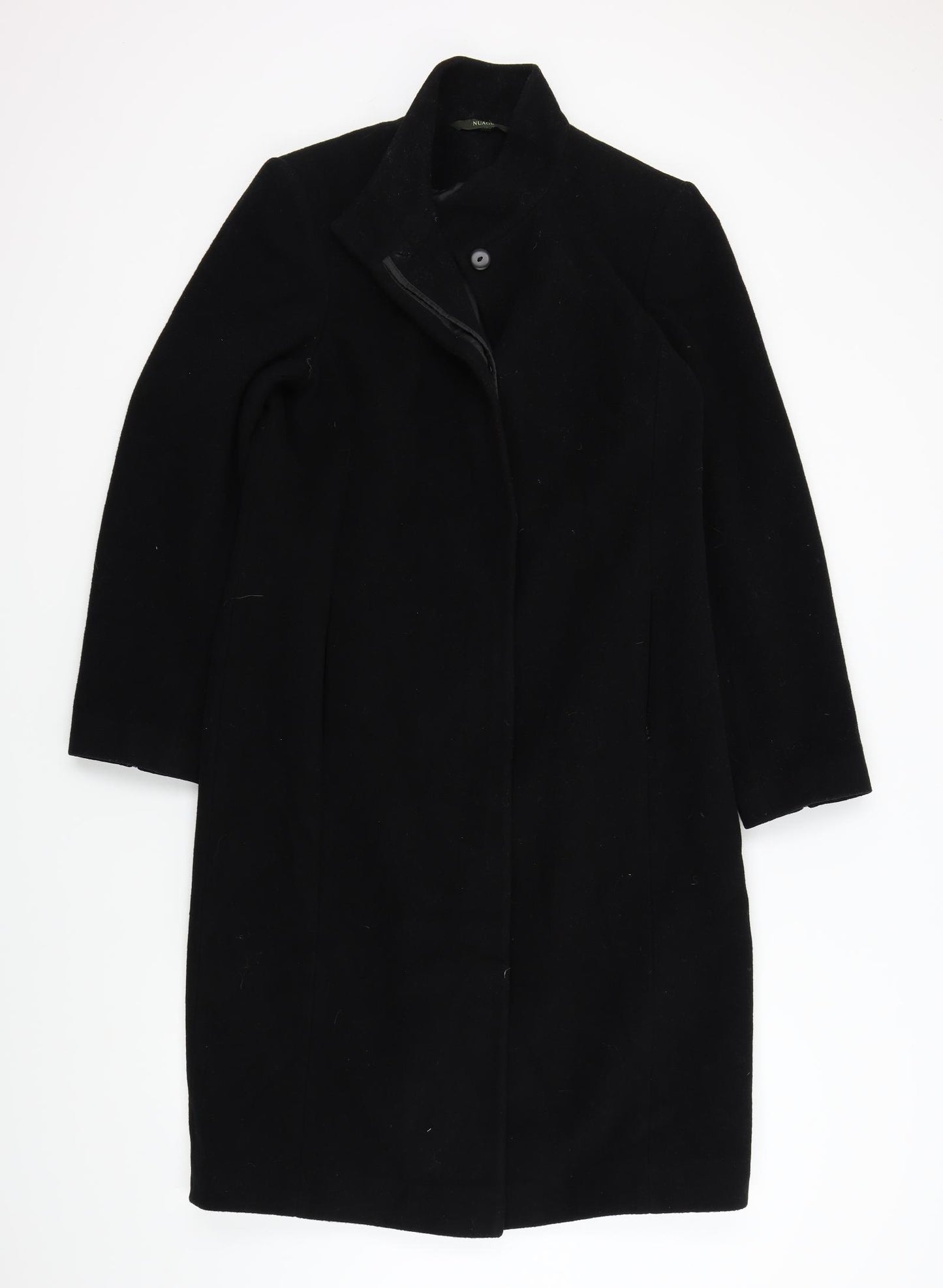 Debenhams Womens Black   Overcoat Coat Size 12