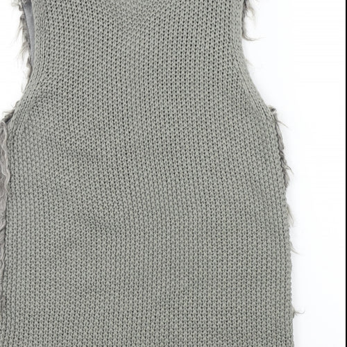 Primark Womens Grey   Jacket Waistcoat Size S