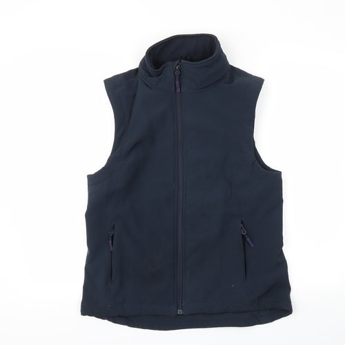 B&C Womens Blue   Gilet Coat Size M