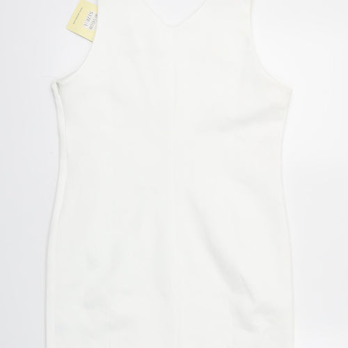 VRMODA Womens White   A-Line  Size L
