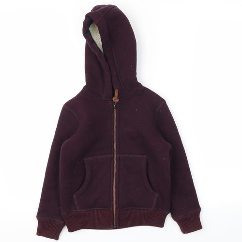 NEXT Boys Purple   Full Zip Hoodie Size 5-6 Years
