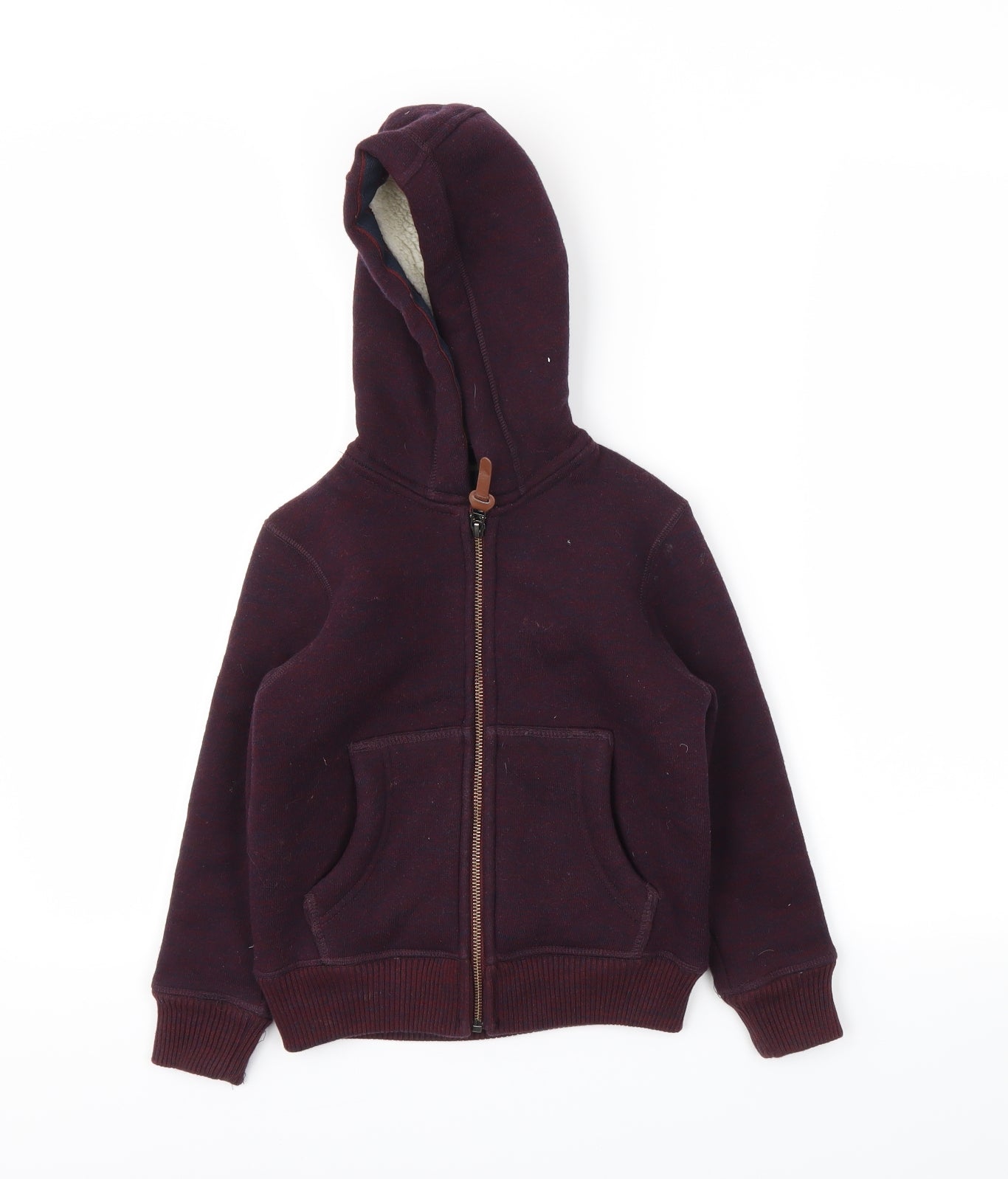 NEXT Boys Purple   Full Zip Hoodie Size 5-6 Years