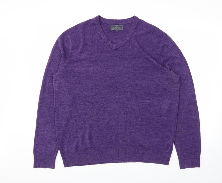 Atlantic Bay Mens Purple   Pullover Sweatshirt Size L
