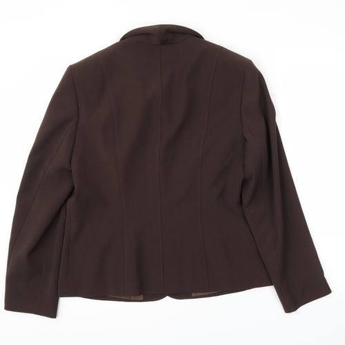 Gerry Weber Womens Brown   Jacket Blazer Size 14