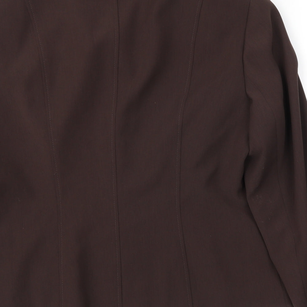 Gerry Weber Womens Brown   Jacket Blazer Size 14