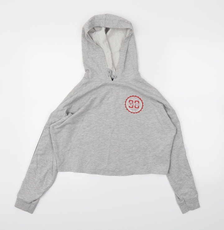 New Look Girls Grey   Pullover Hoodie Size 12-13 Years