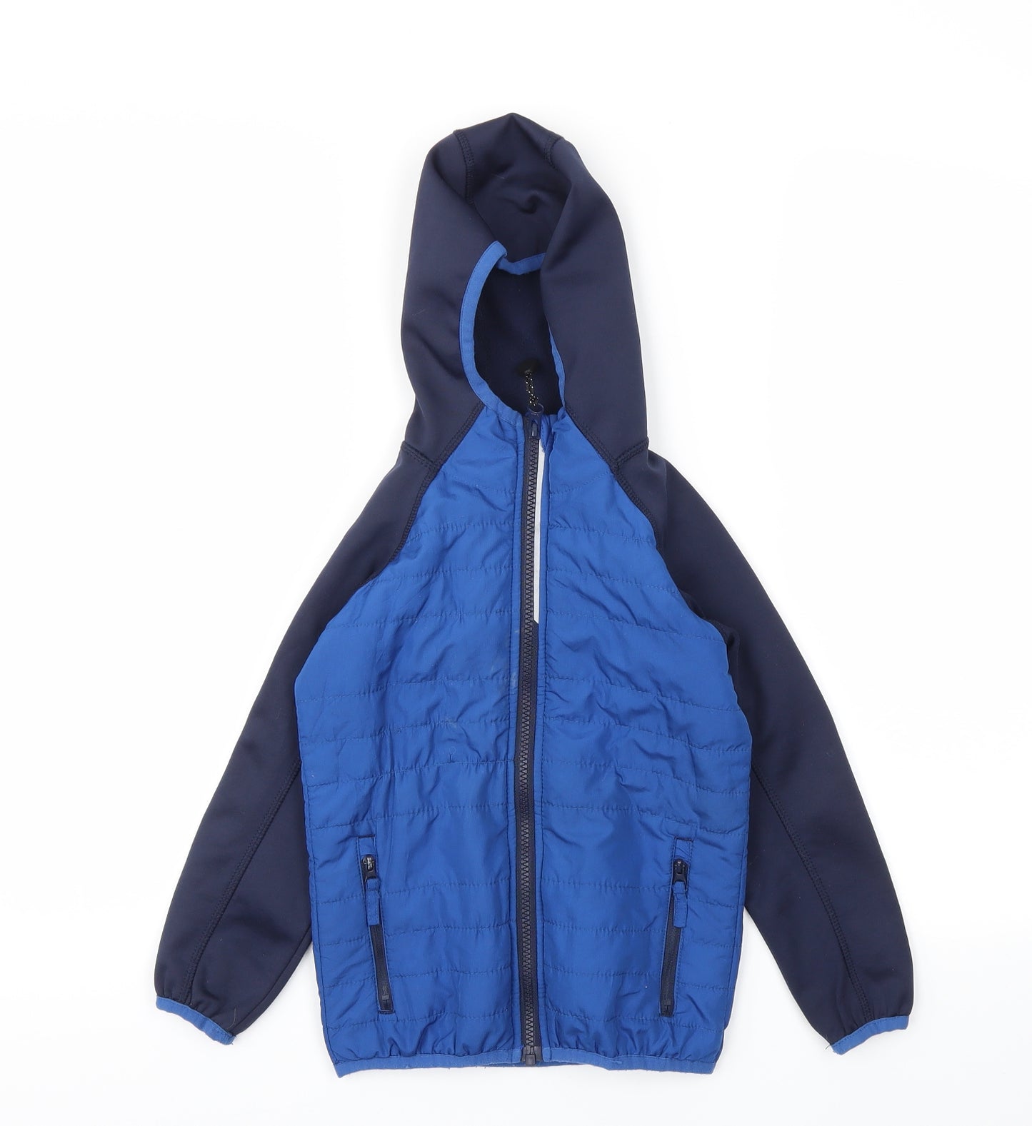 Crane Boys Blue   Basic Coat Coatigan Size 5-6 Years