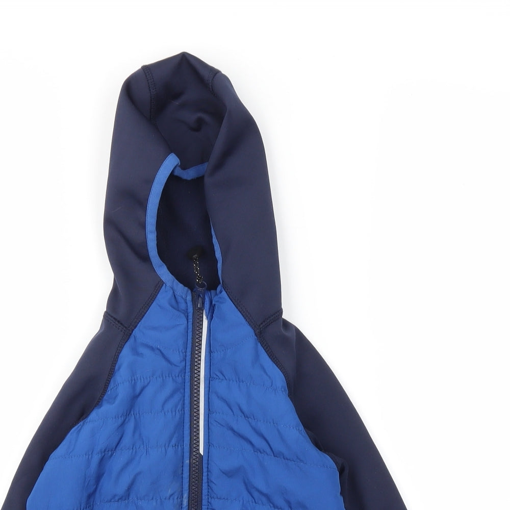 Crane Boys Blue   Basic Coat Coatigan Size 5-6 Years