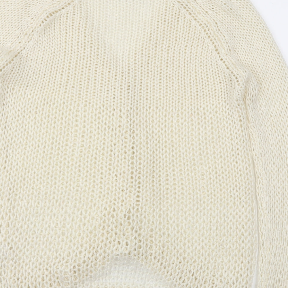 Dorothy Perkins Womens Ivory   Cardigan Jumper Size 16