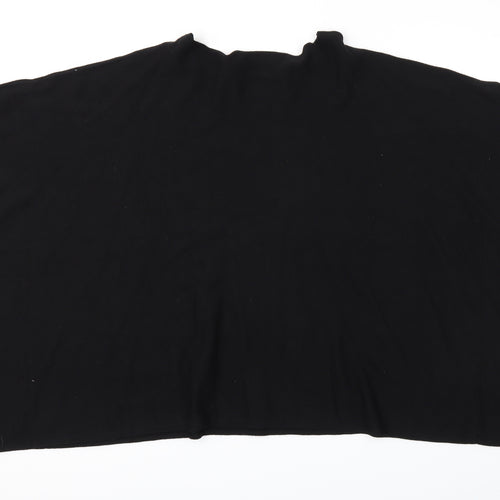 SWEET MALIA Womens Black   Cape Jumper One Size