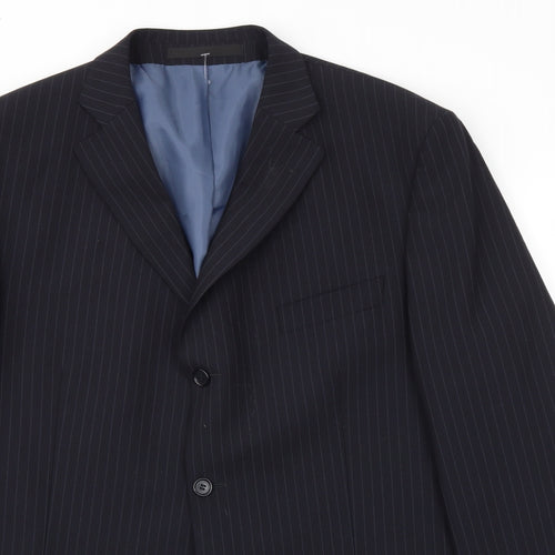 M&S Mens Black   Jacket Blazer Size 46