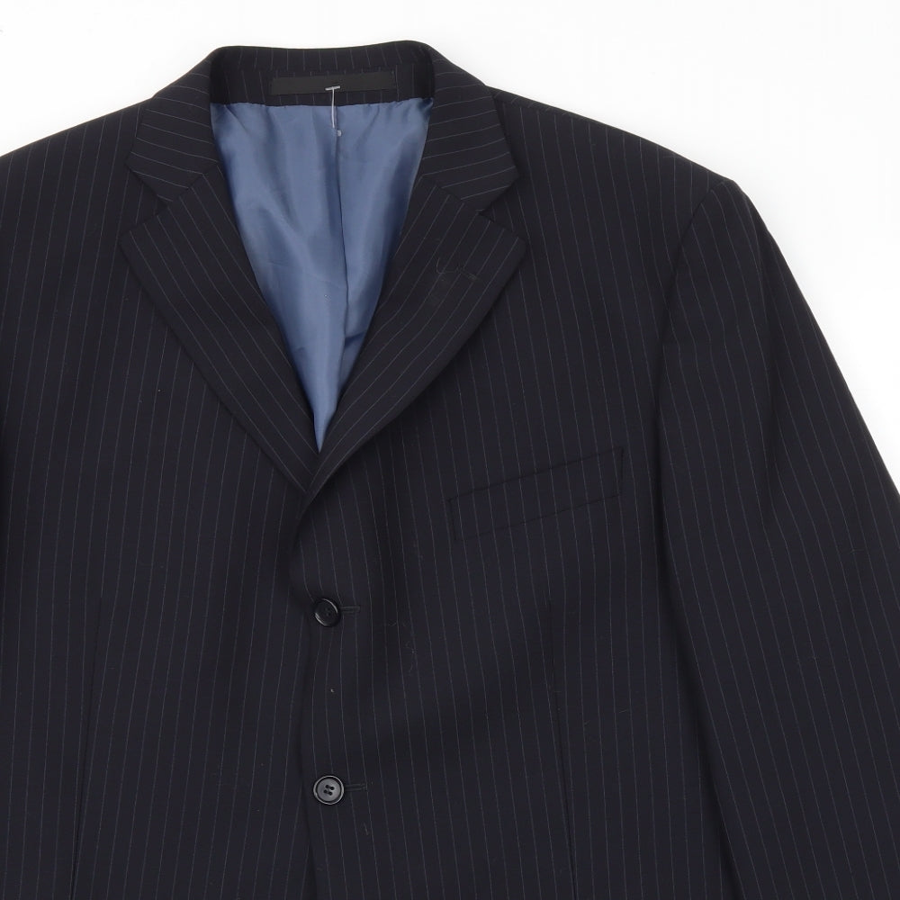 M&S Mens Black   Jacket Blazer Size 46