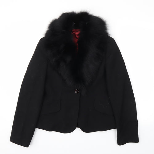 DIANA  Womens Black   Jacket Blazer Size 10