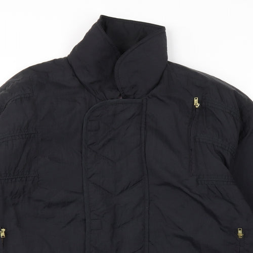 MATELOT Mens Black   Jacket Coat Size L