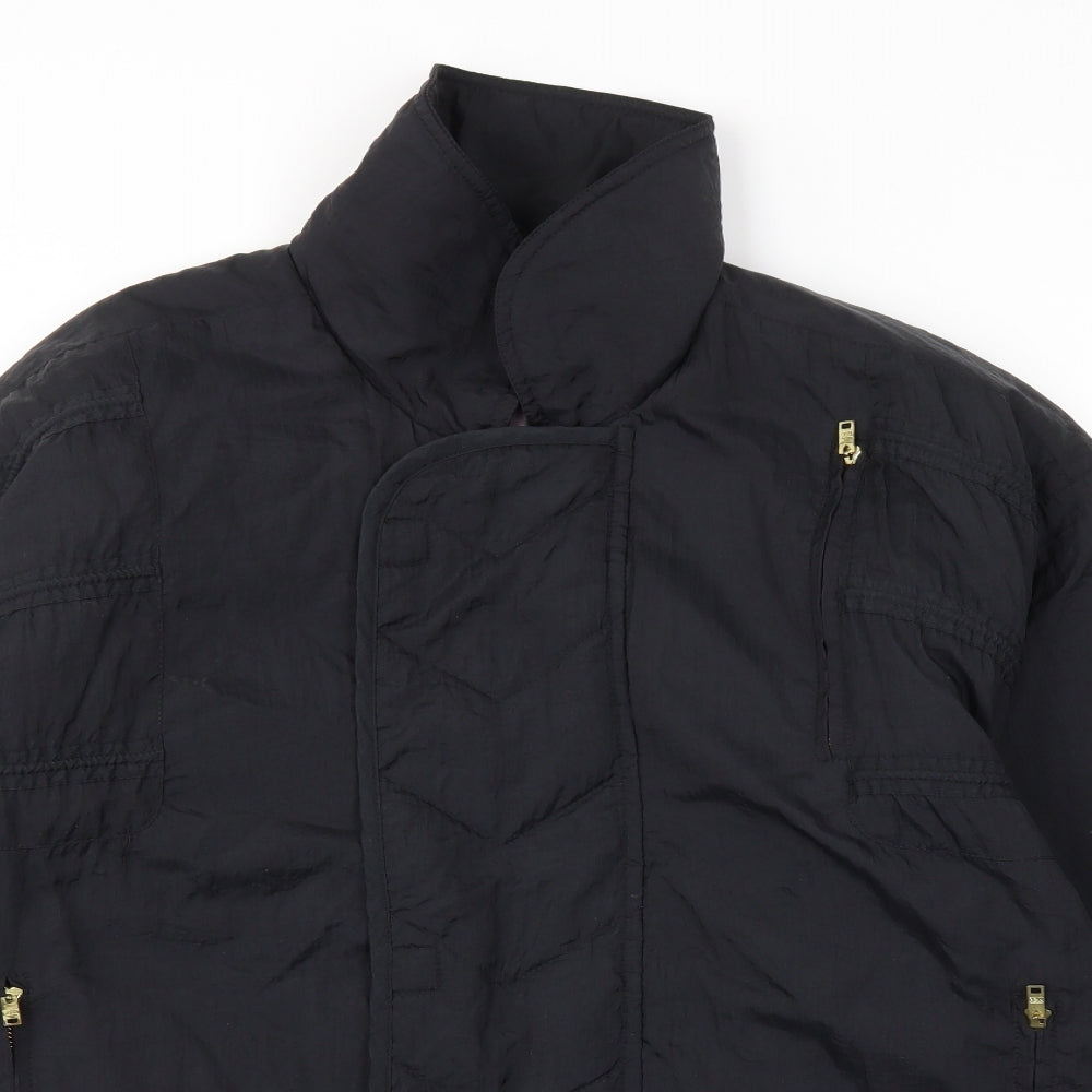 MATELOT Mens Black   Jacket Coat Size L