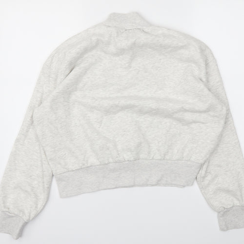 H&M Womens Grey   Pullover Hoodie Size M
