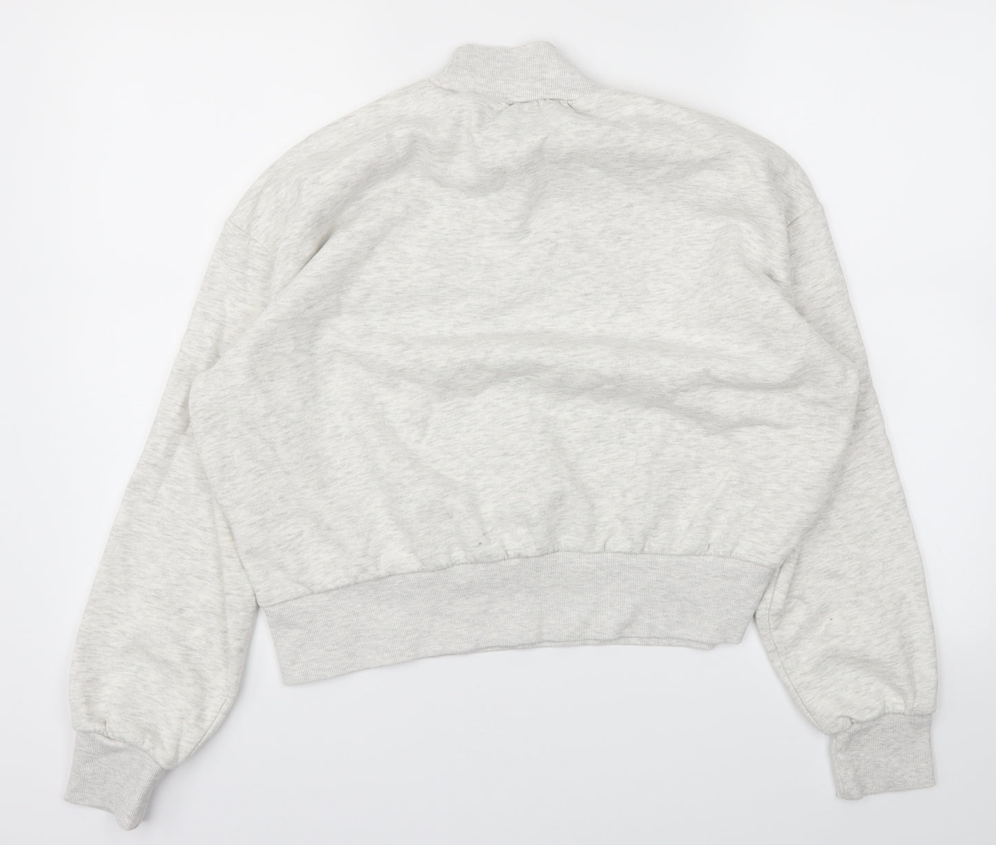 H&M Womens Grey   Pullover Hoodie Size M