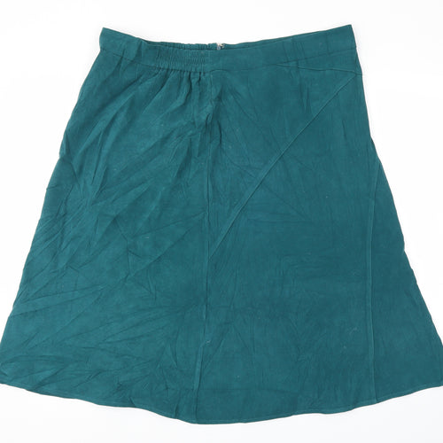 Damart Womens Green   Flare Skirt Size 22