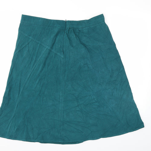 Damart Womens Green   Flare Skirt Size 22