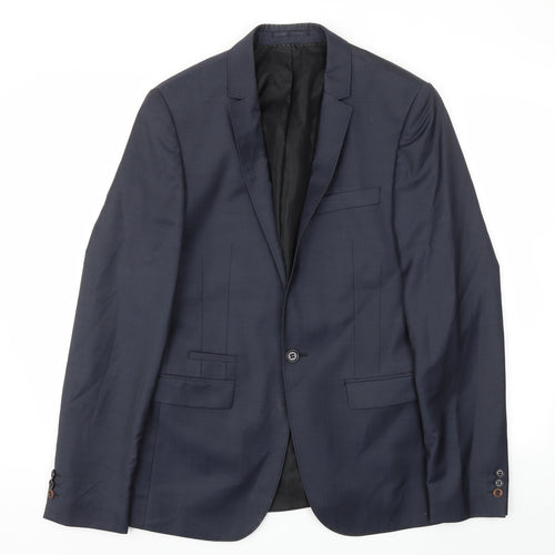River Island Mens Blue   Jacket Blazer Size 40