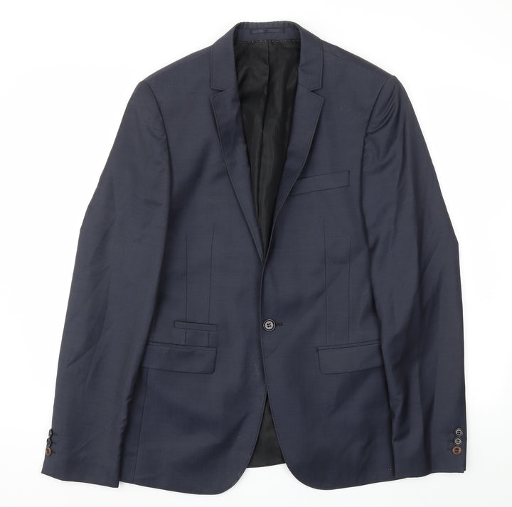 River Island Mens Blue   Jacket Blazer Size 40