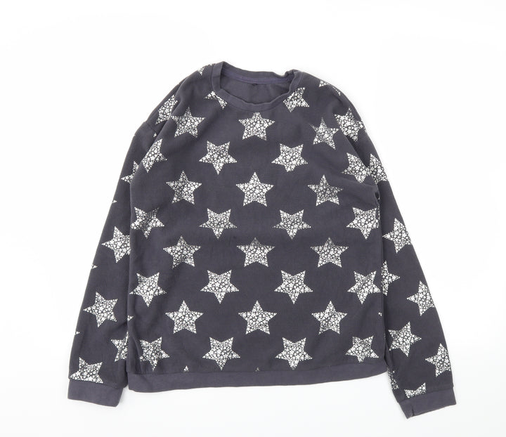 George Girls Blue Argyle/Diamond  Top Pyjama Top Size 13-14 Years