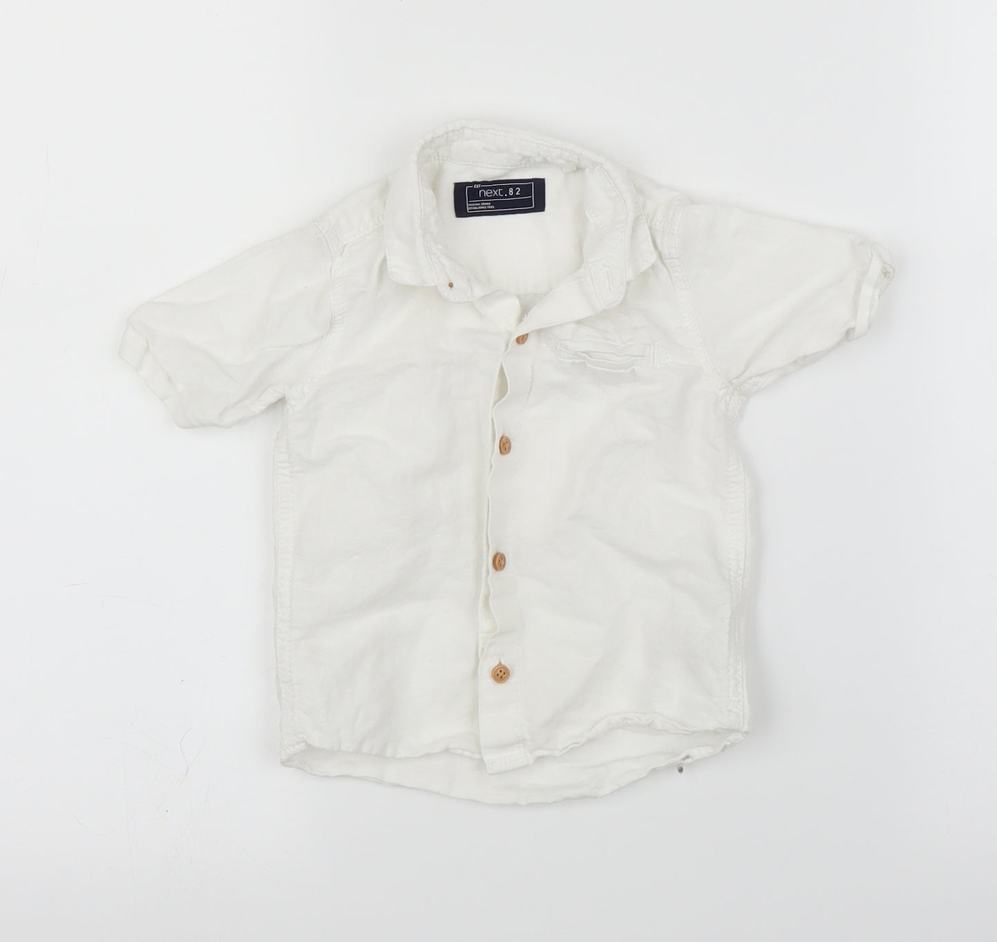 NEXT Boys White   Basic Button-Up Size 12-18 Months