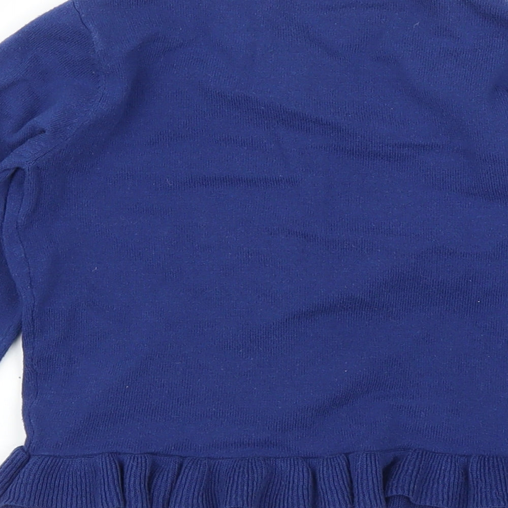 Very Girls Blue   Cardigan Jumper Size 5-6 Years